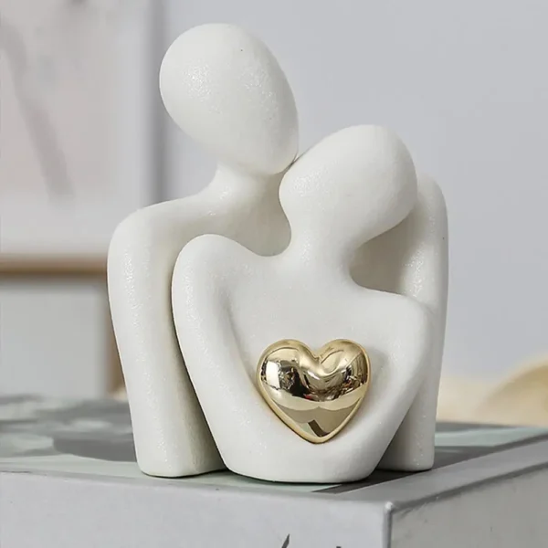 Hugging Couple Figurine - Image 3