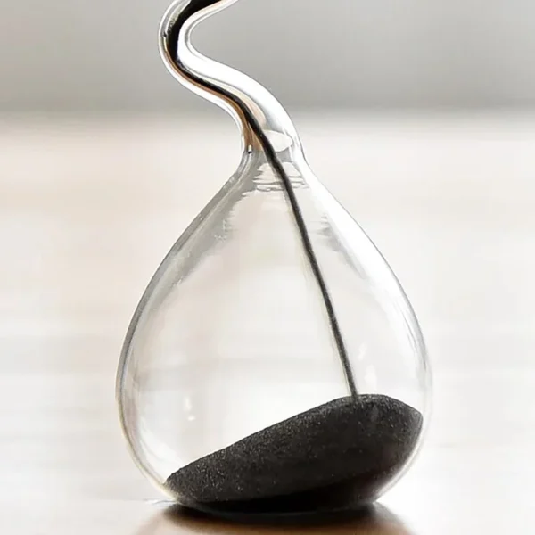 Modern Black Hourglass - Image 5