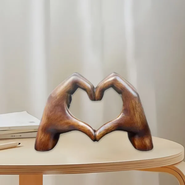 Heart Hands Sculpture - Image 2